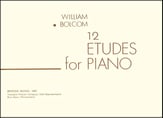 12 Etudes for Piano piano sheet music cover